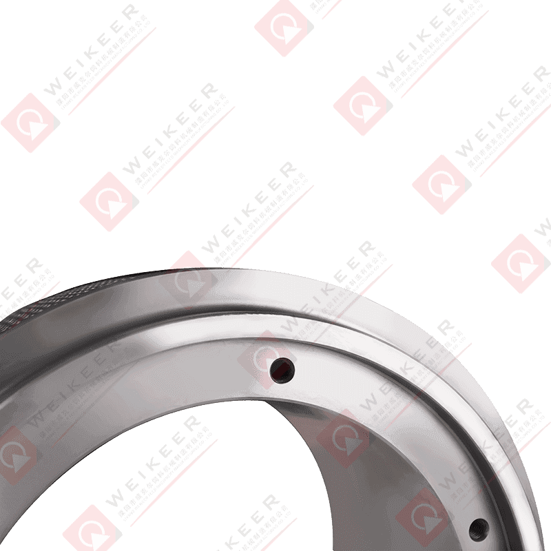 Pelletroller van gelegeerd staal met kuiltjes