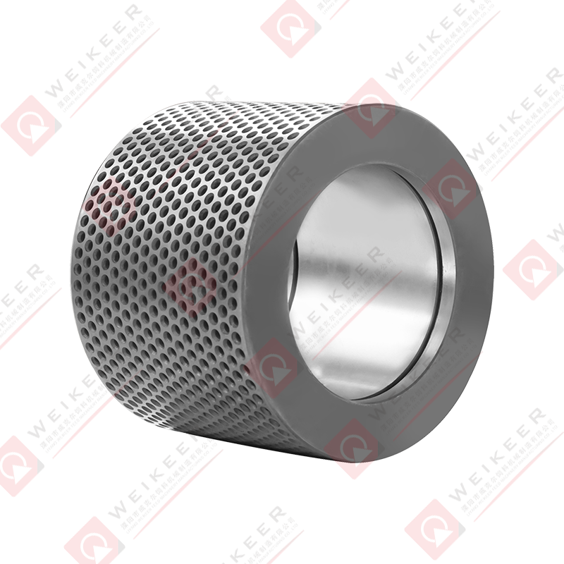 Pelletroller van verenstaal met kuiltjes